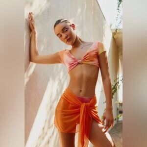 Dippin Daisy’s Burnt Tie Dye Velvet Bikini